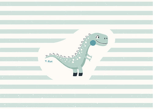 Lámina infantil T-Rex divertida