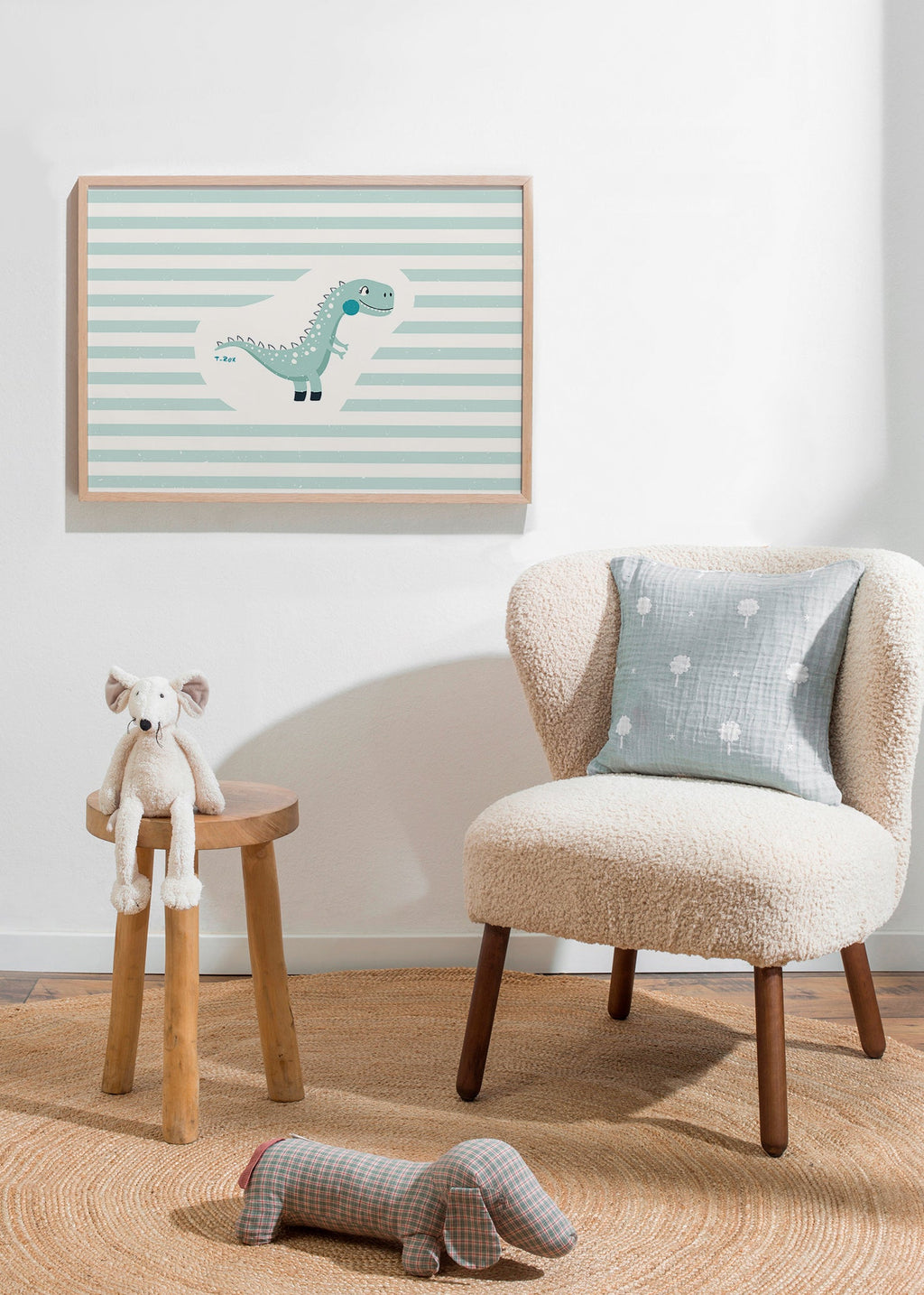 Lámina infantil T-Rex divertida – Product3