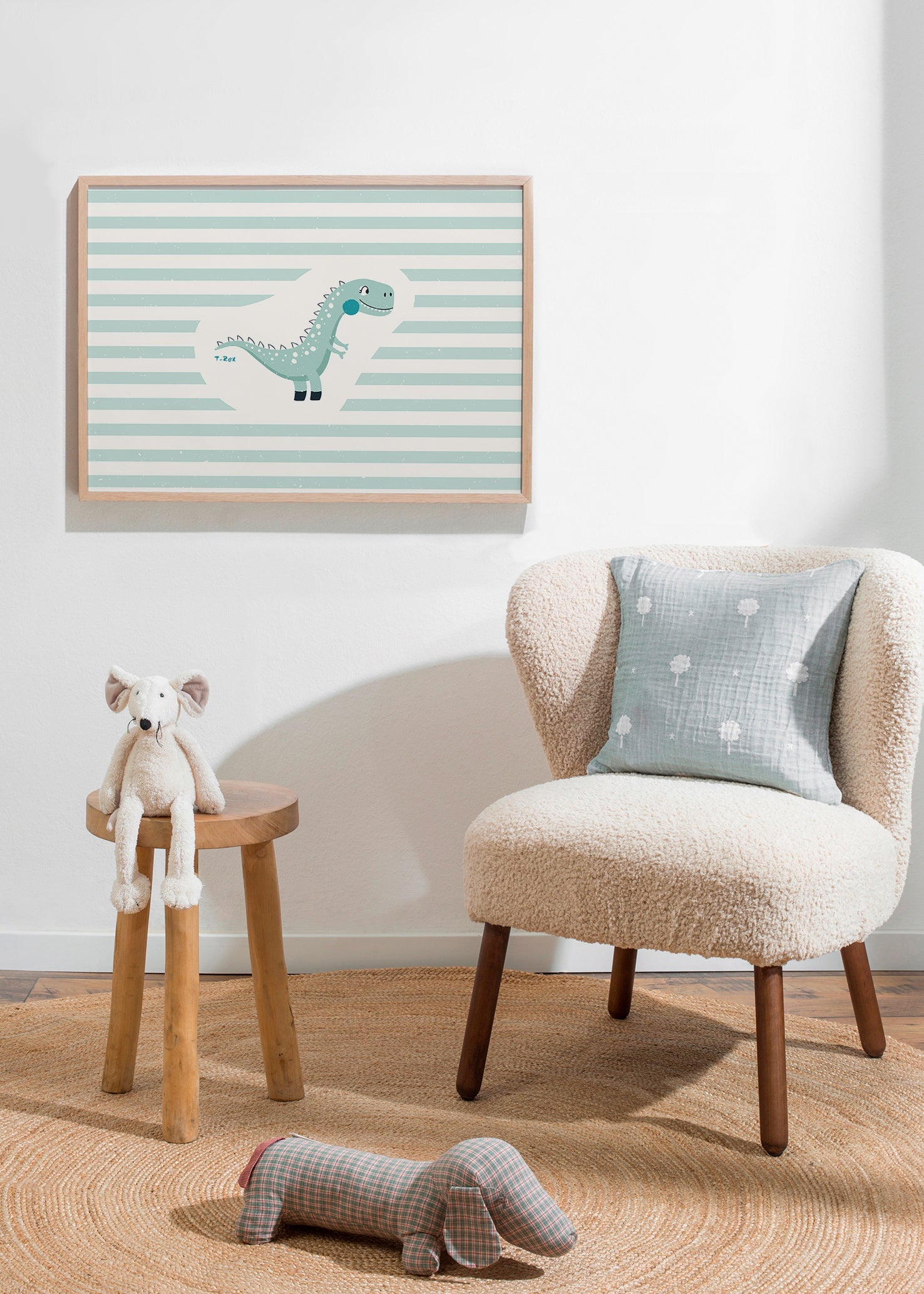 Lámina infantil T-Rex divertida – Product3