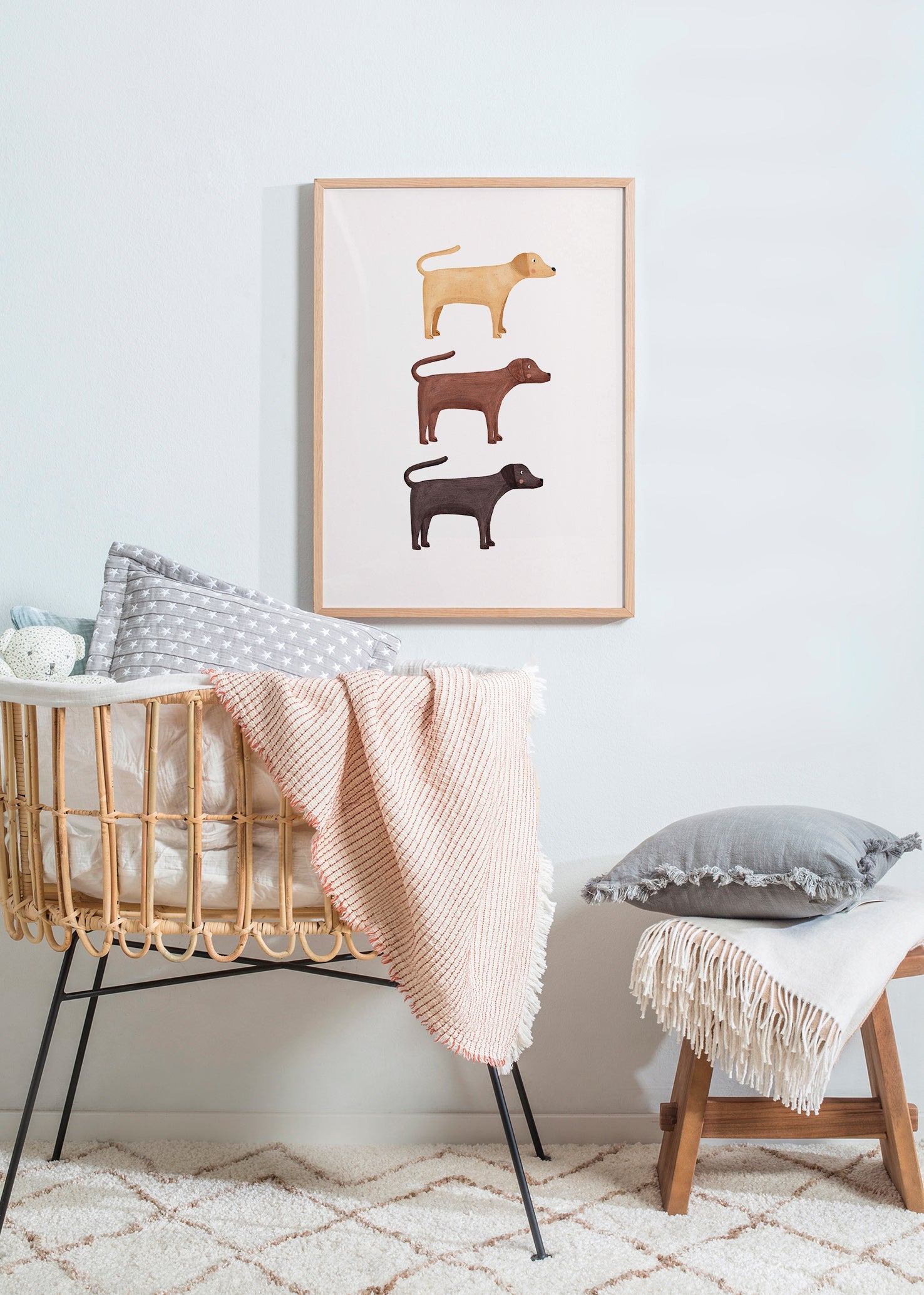 Cuadro tres labradores minimalistas – Product2
