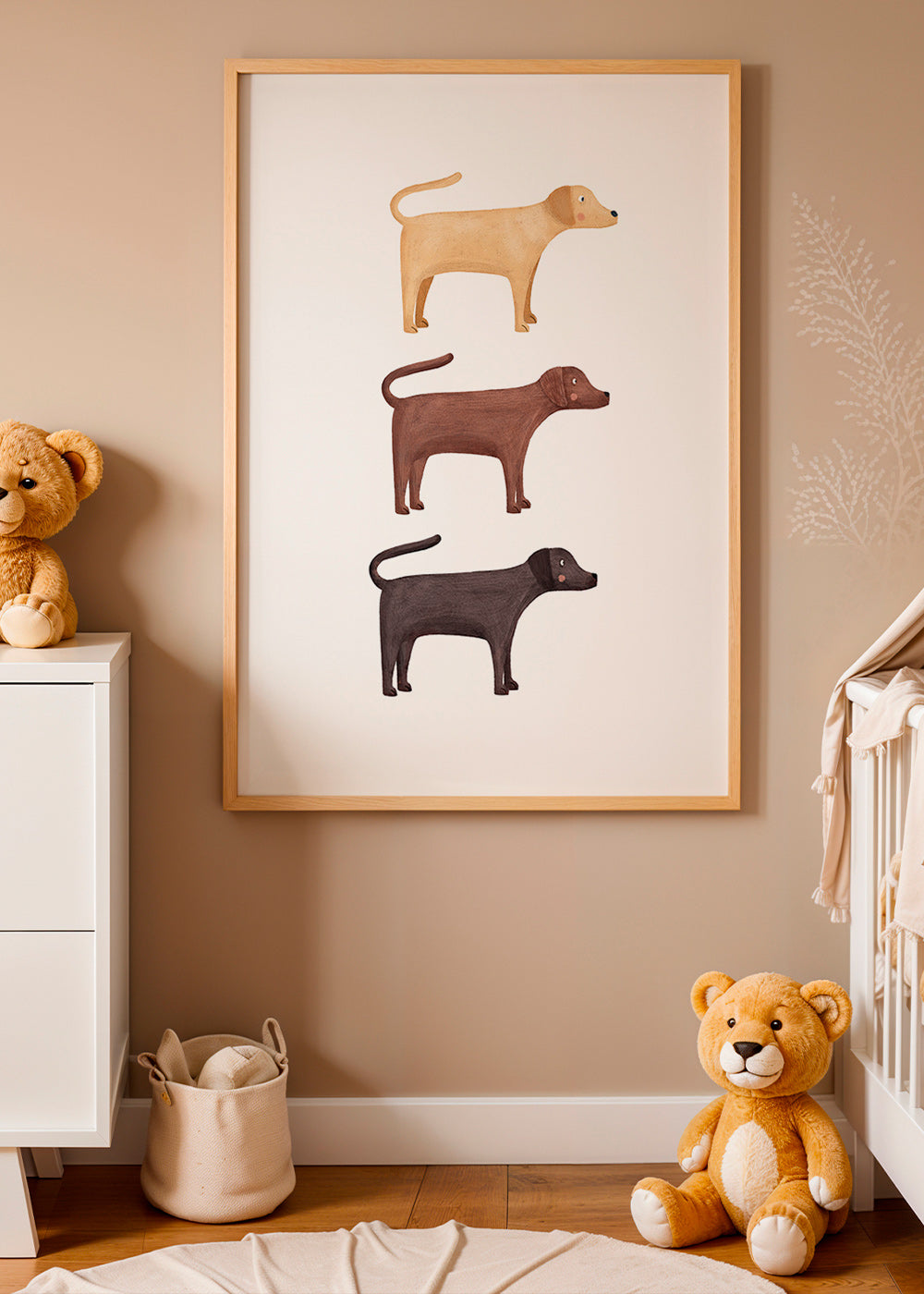 Cuadro tres labradores minimalistas – Product3