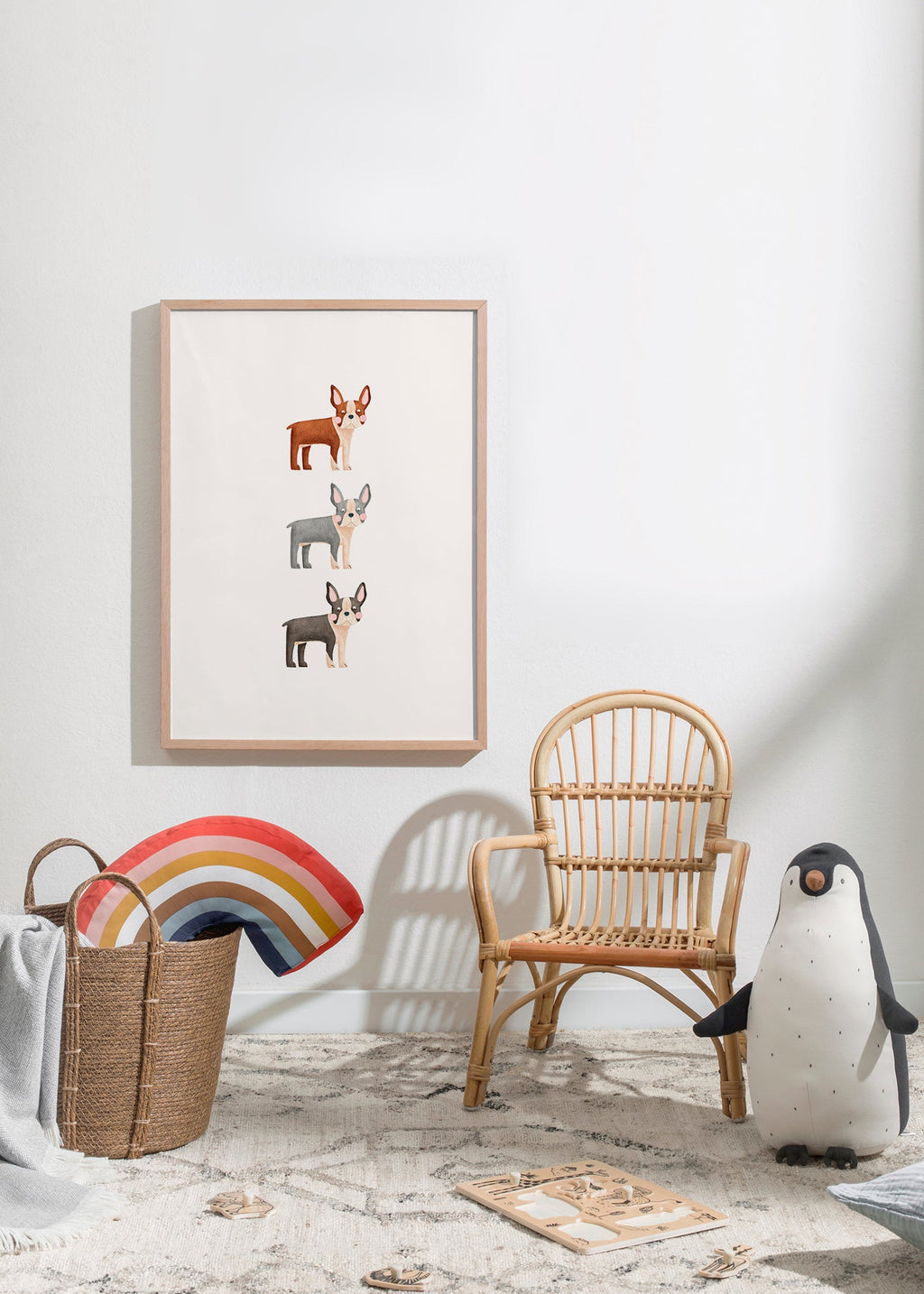 Cuadro Boston Terrier en fila vertical – Product3