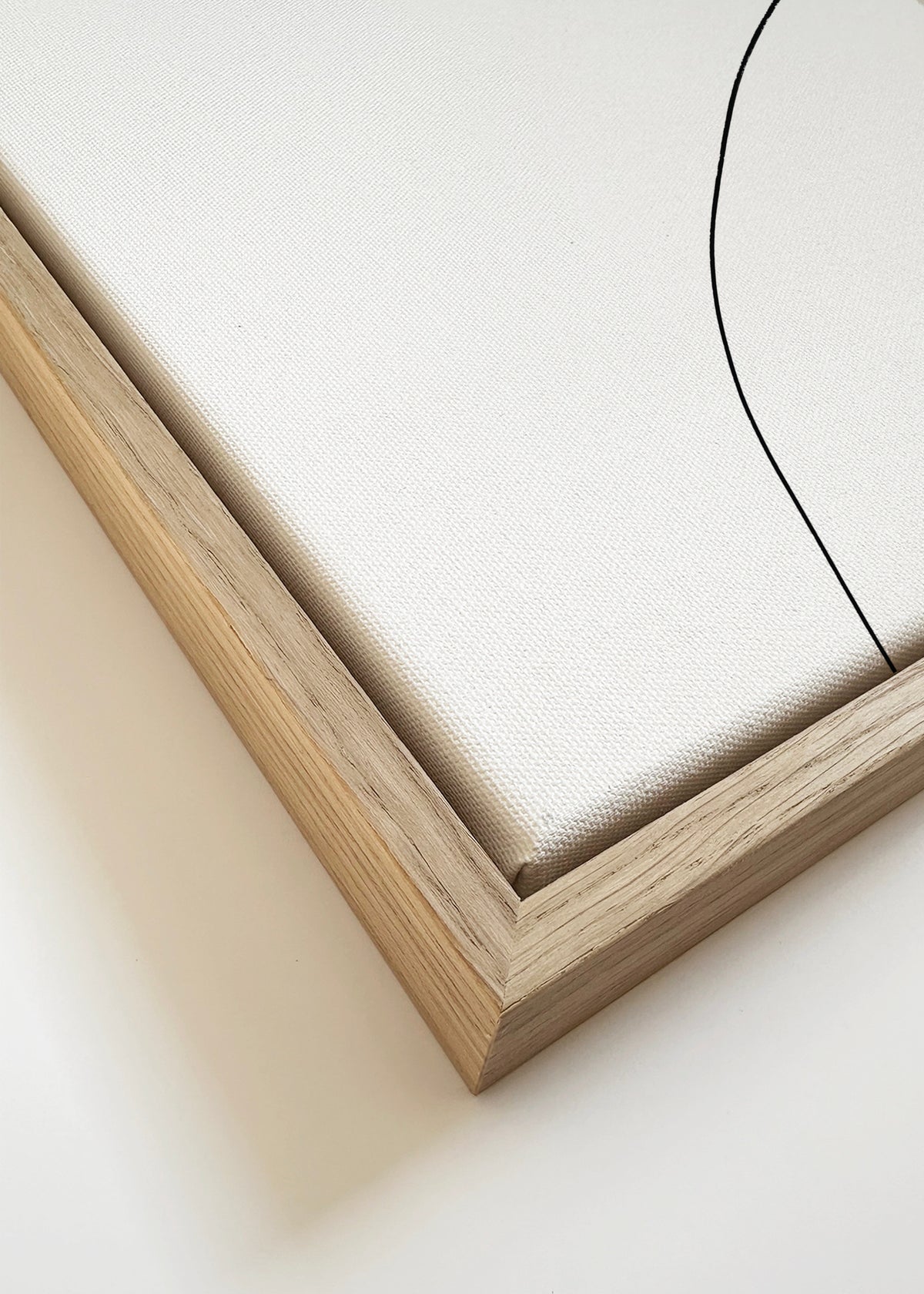 Pairing - Framed canvas detail