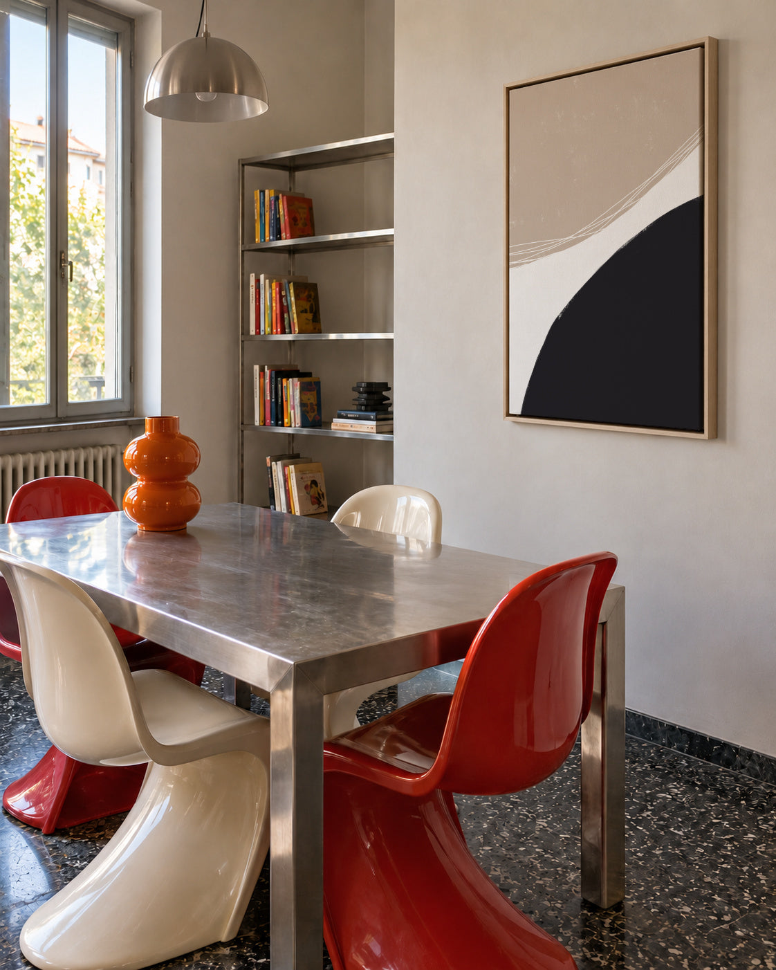 Joyful Harmony - Framed canvas in an interior