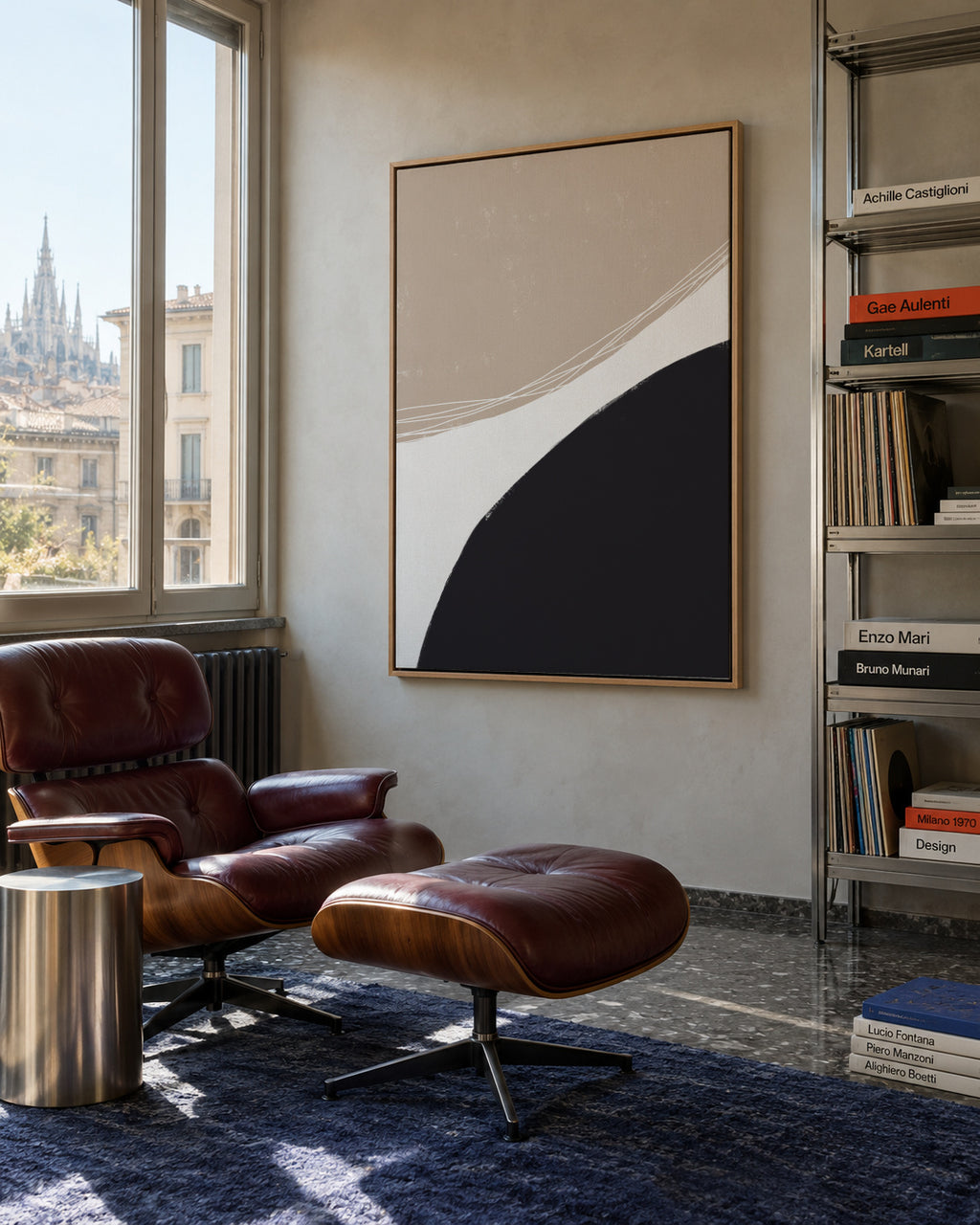 Joyful Harmony - Framed canvas in an interior