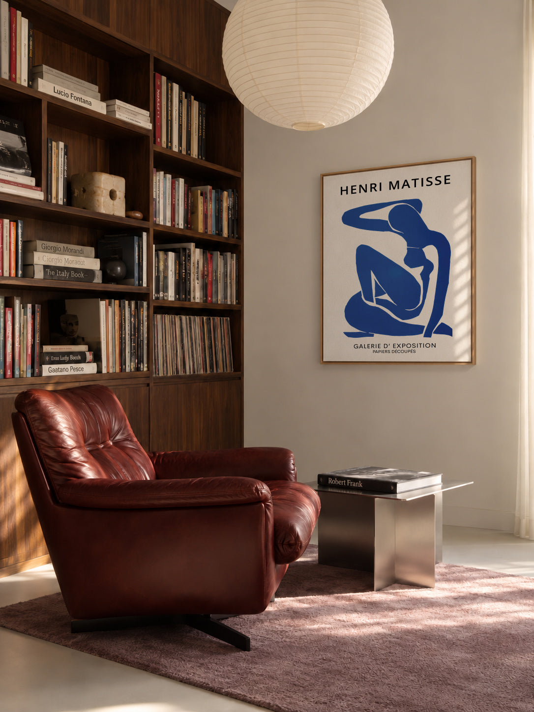 Henri Matisse NUDE - Framed canvas in an interior