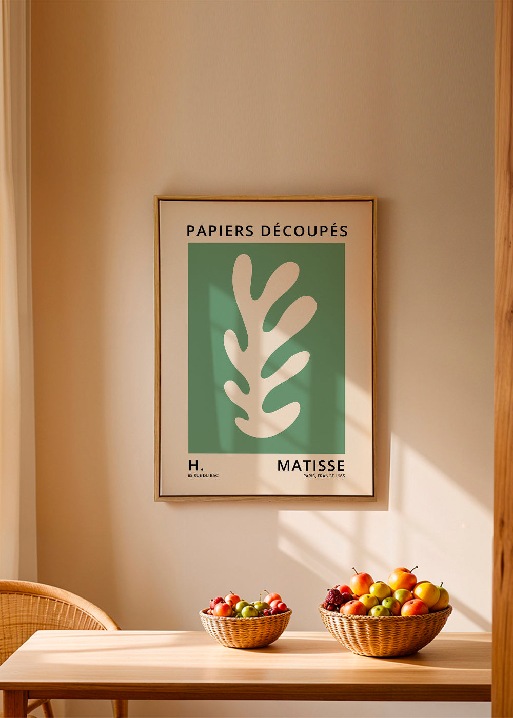 Henri Matisse GREEN papiers découpés I
