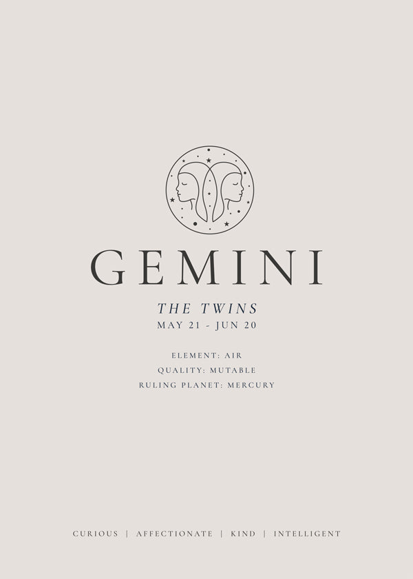 GEMINI zodiac personality traits I