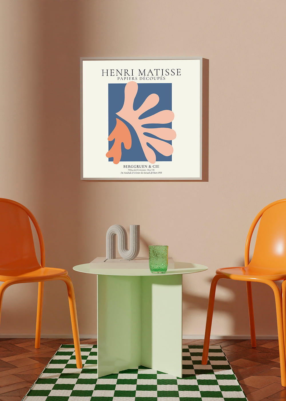Henri Matisse PINK papiers découpés II