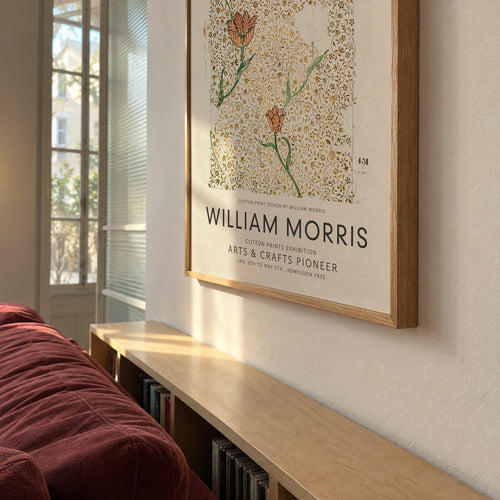 William Morris pattern II - Framed poster in an interior