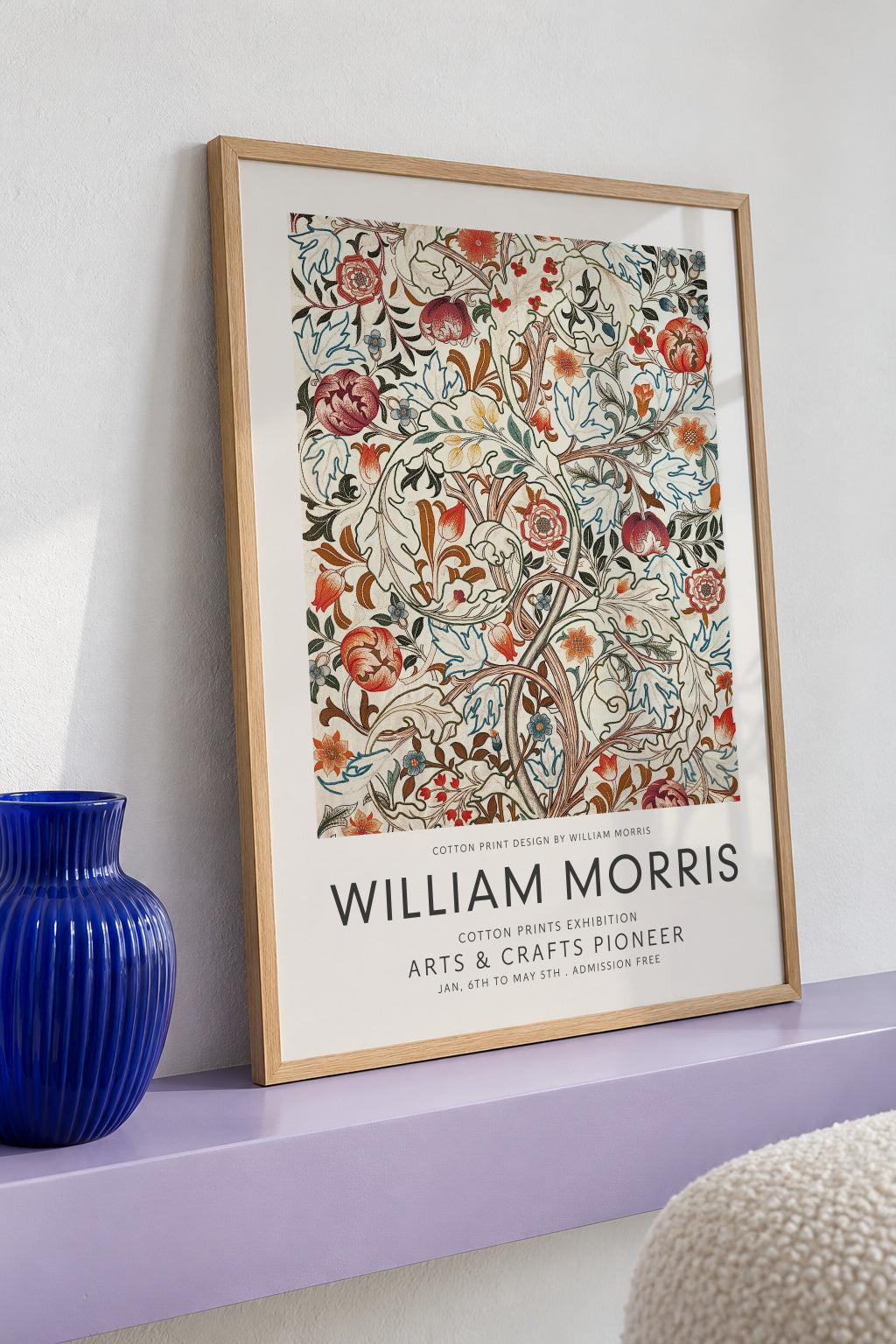 William Morris pattern III - Framed poster detail