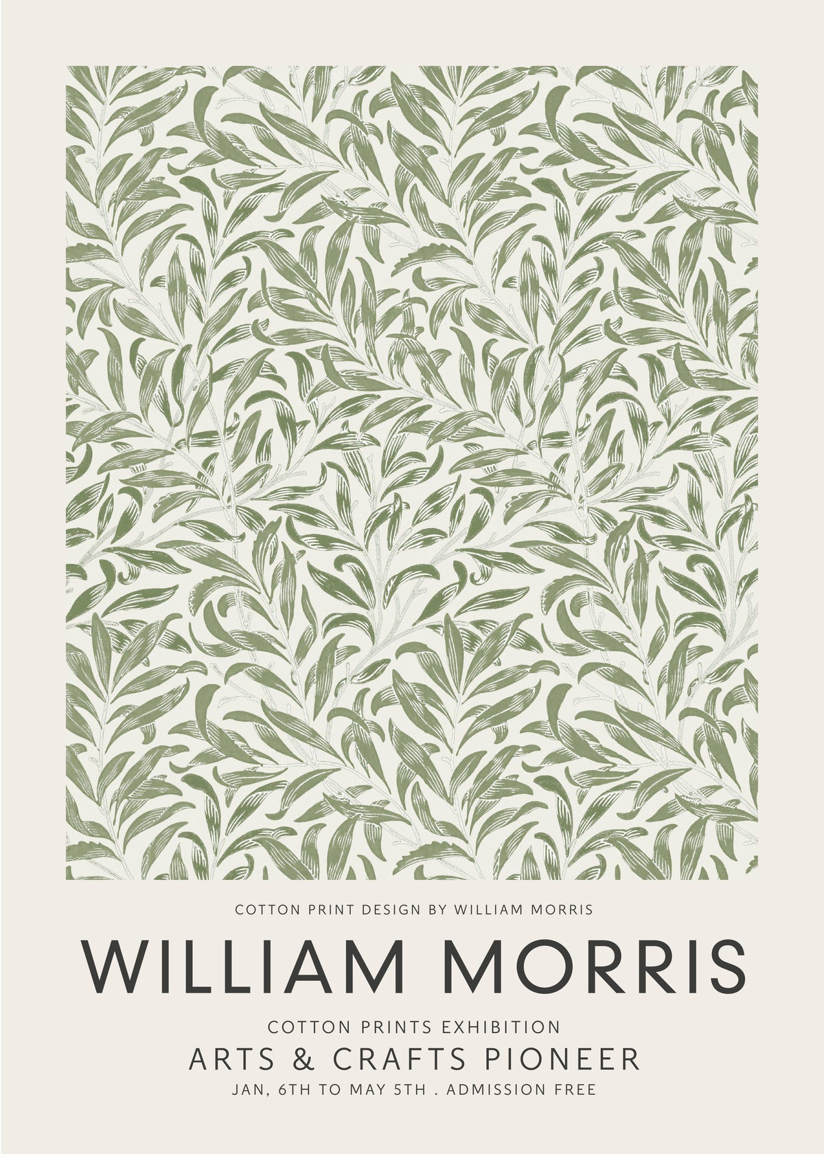 William Morris Green Willow Bough - Unframed art print