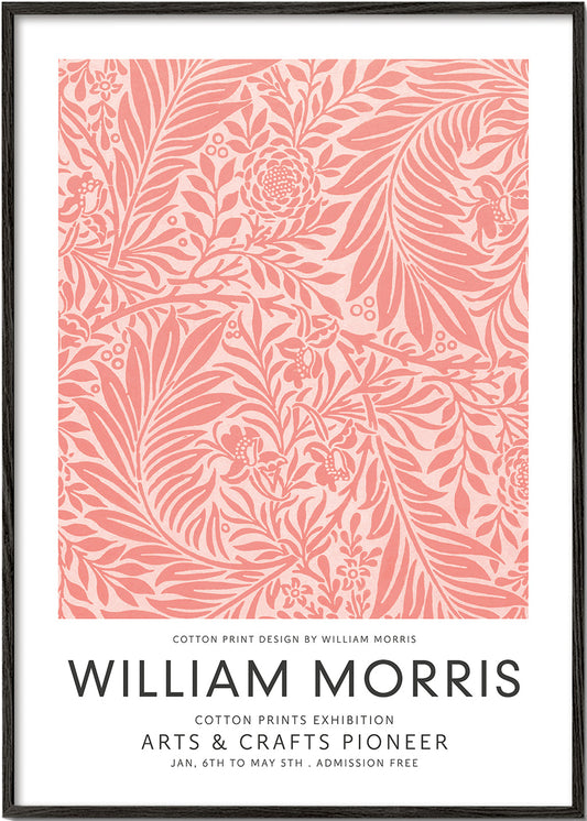 William Morris pink pattern