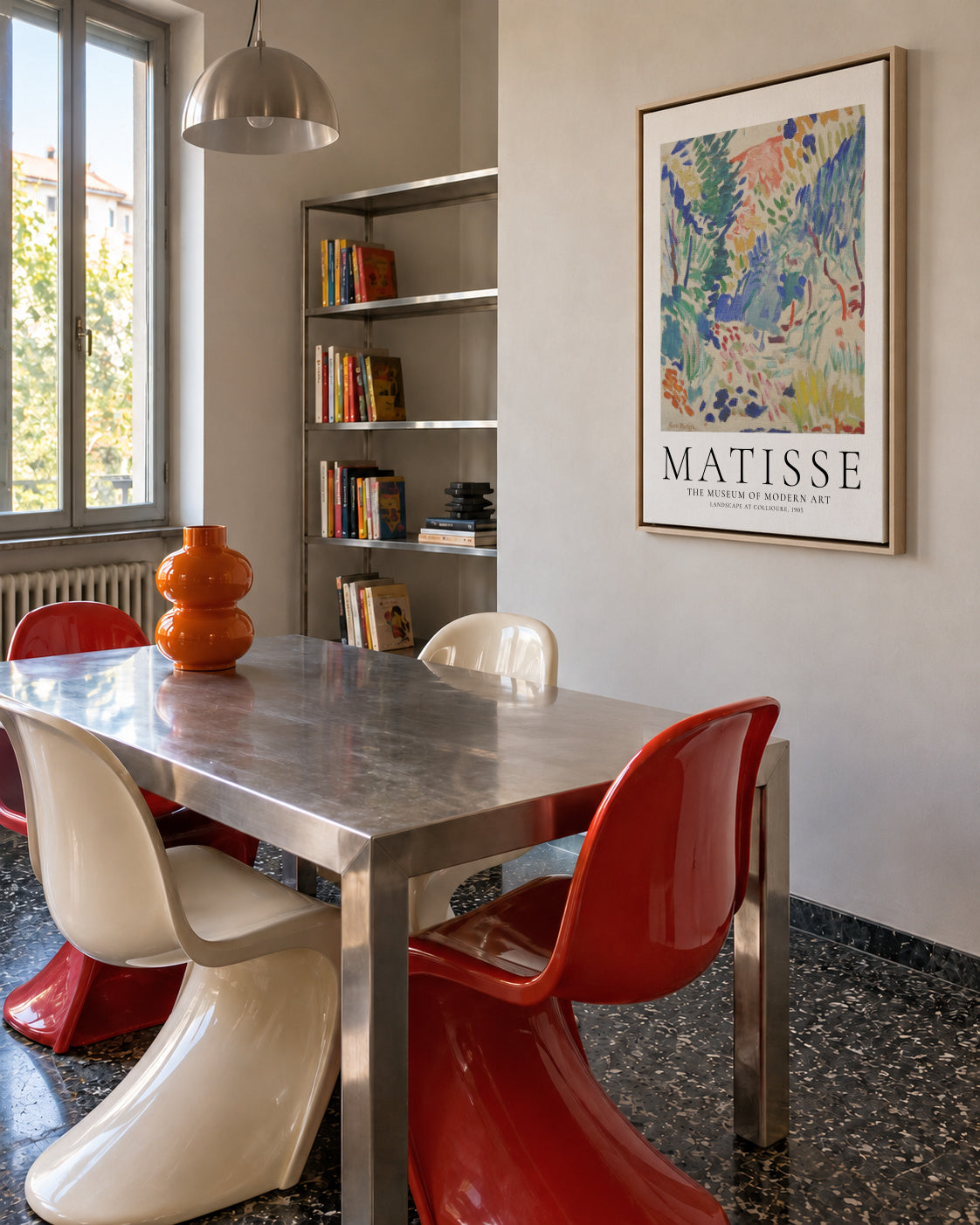 Henri Matisse LANDSCAPE AT COLLIOURE, 1905 - Framed canvas in an interior