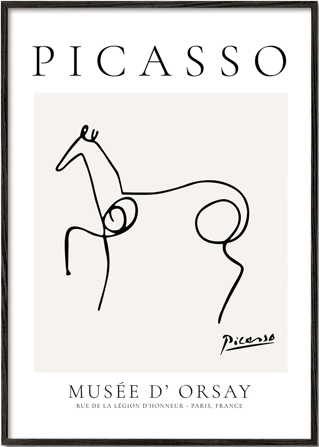 Pablo Picasso Animals Drawing Horse