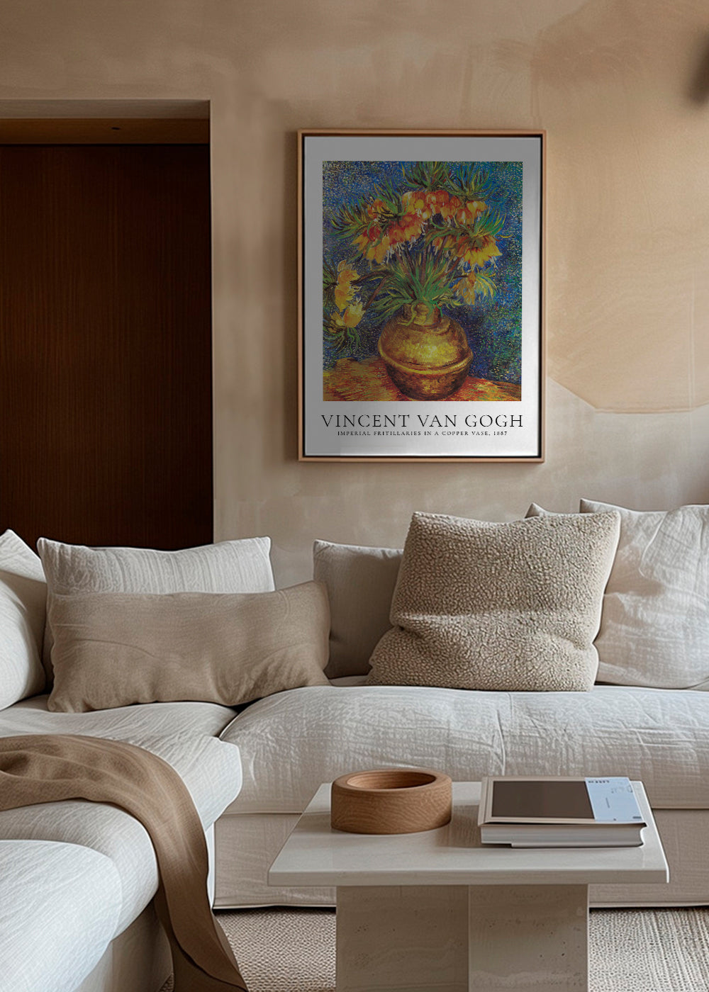 Vincent Van Gogh imperial fritillaries in a copper vase