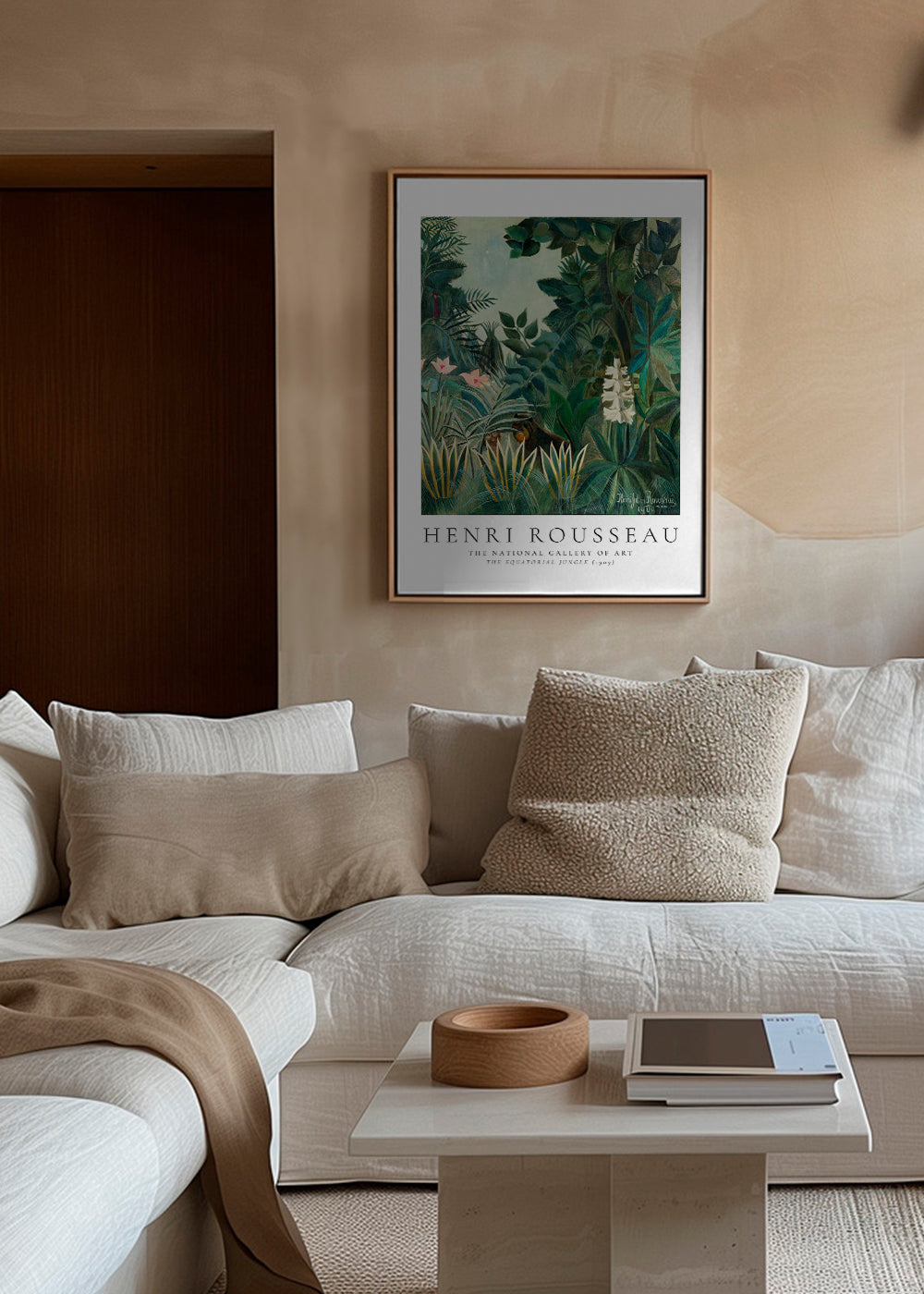 Henri Rousseau The equatorial jungle