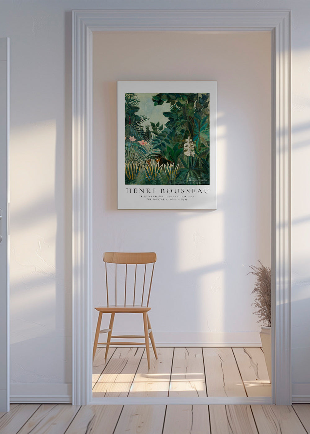 Henri Rousseau The equatorial jungle