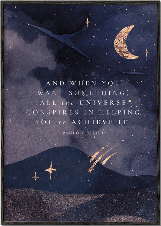 Paulo Coelho Universe Quote