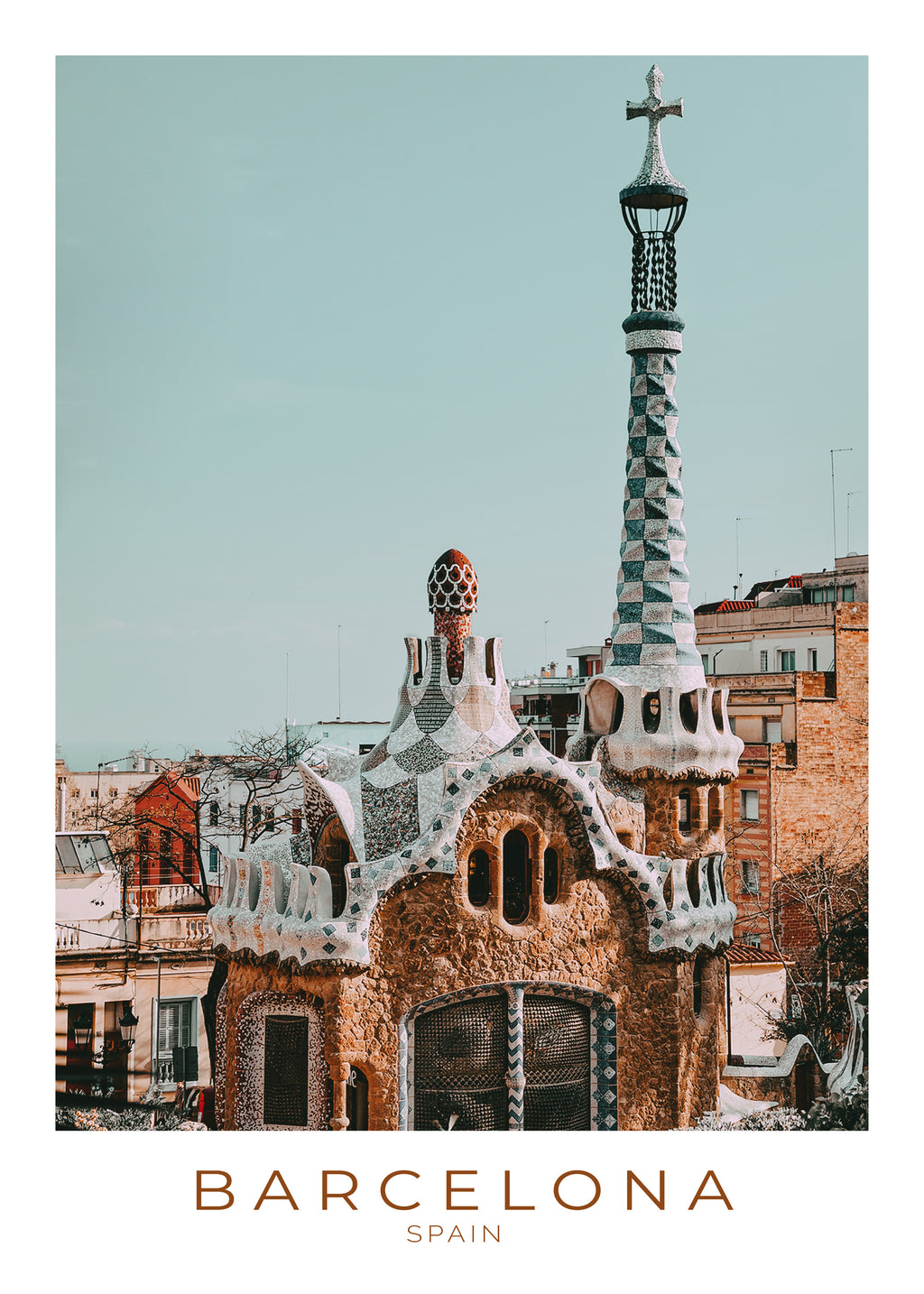Spain Collection Barcelona - Unframed art print