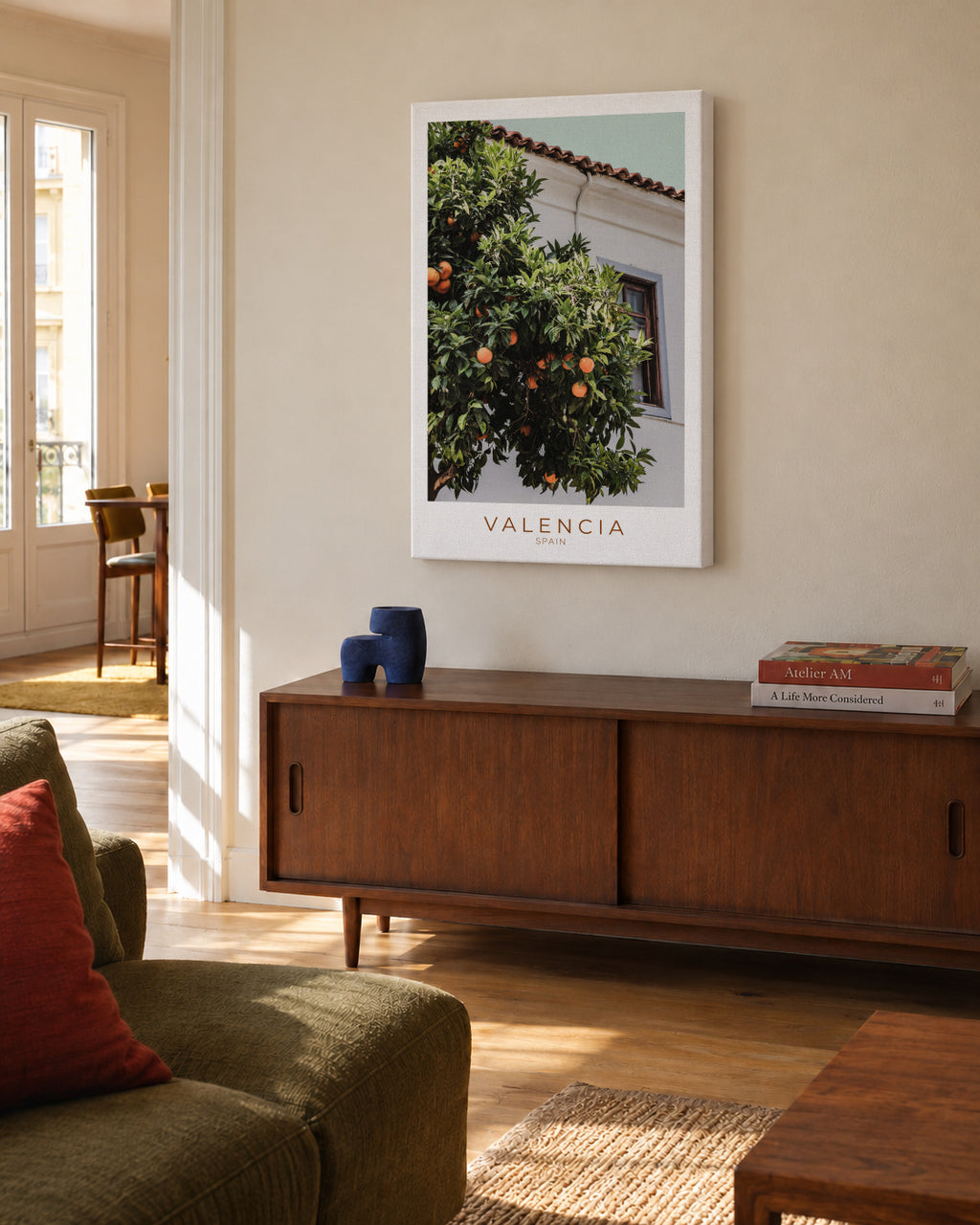 Spain Collection Valencia - Unframed canvas in an interior