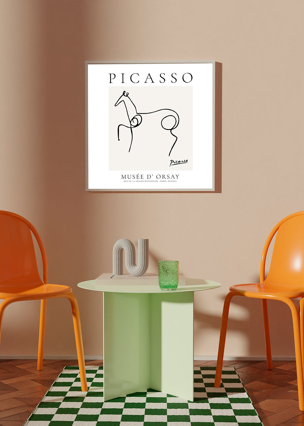 Pablo Picasso Animals Drawing Horse II