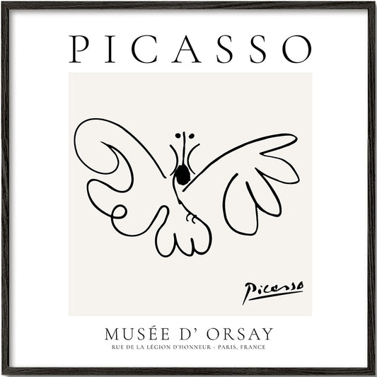 Pablo Picasso Animals Drawing butterfly II