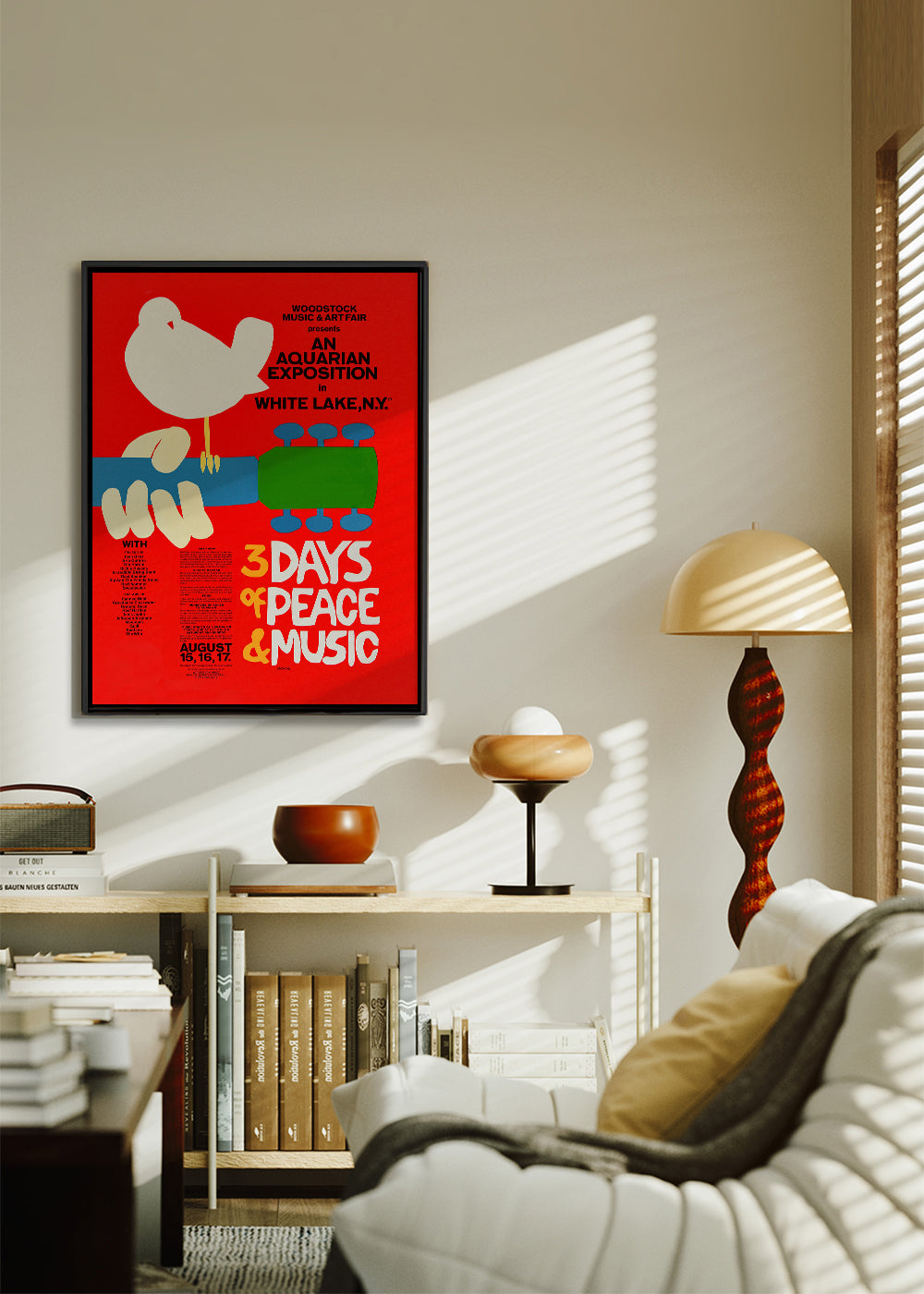 Woodstock 1969 Poster - 3 days of peace & music