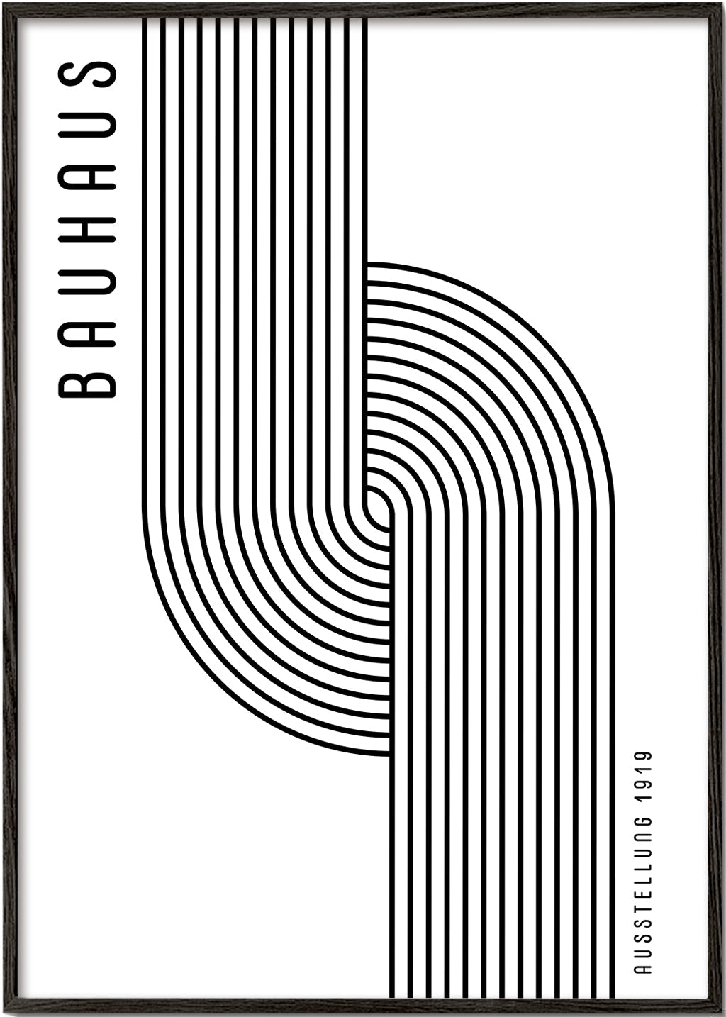 BAUHAUS AUSSTELLUNG Exhibition Poster 1919
