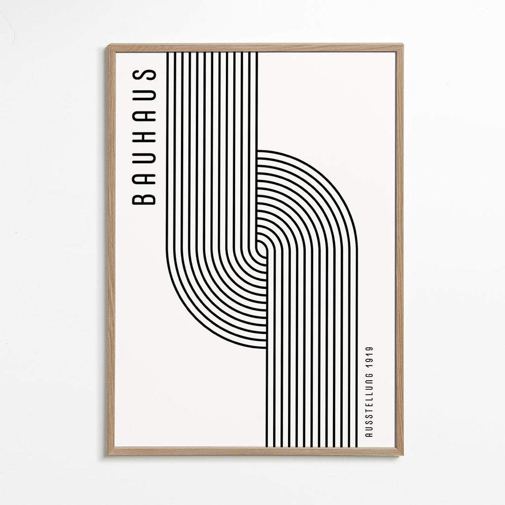 BAUHAUS AUSSTELLUNG Exhibition Poster 1919