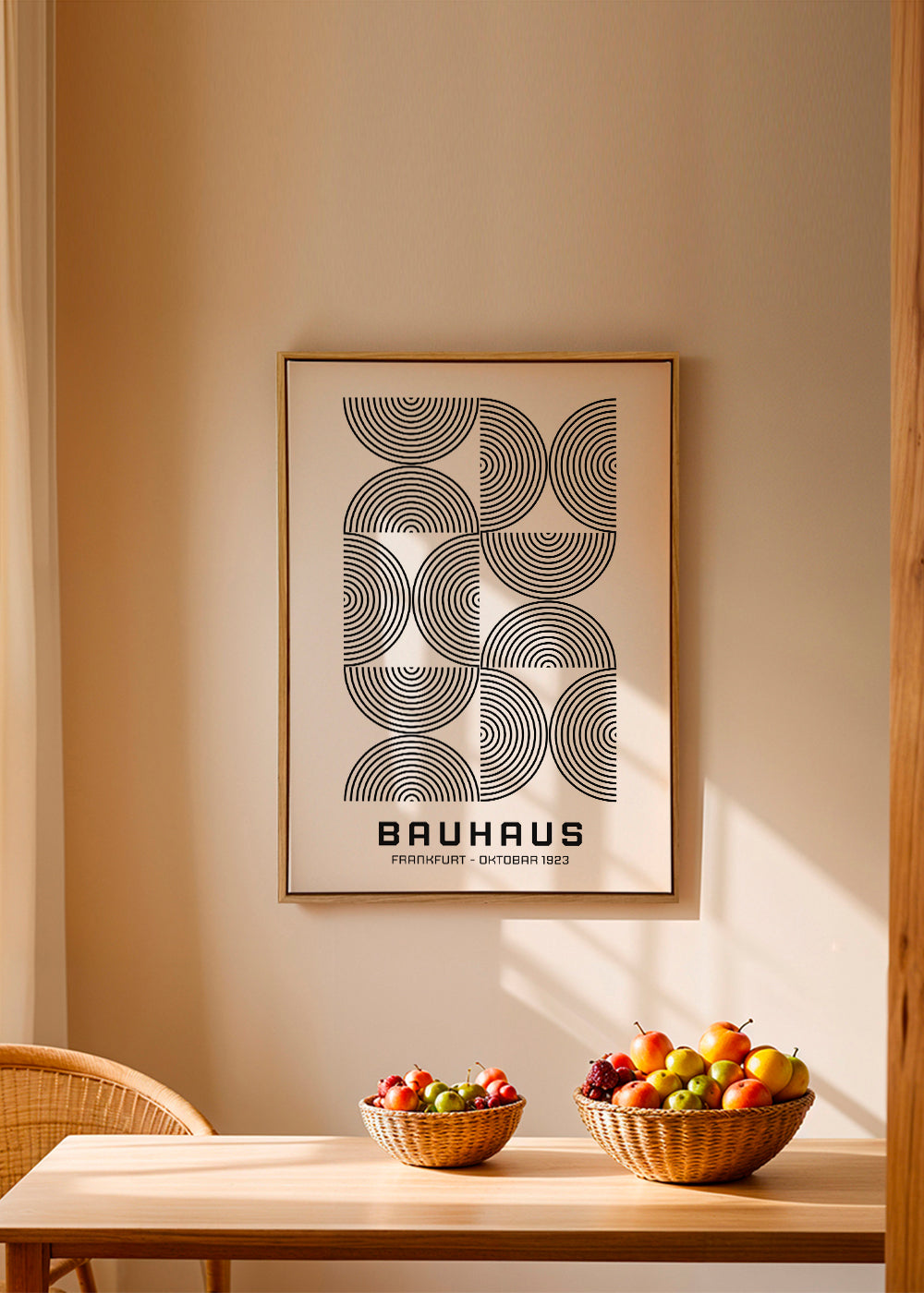 Bauhaus Black and White Exhibition Poster 1923