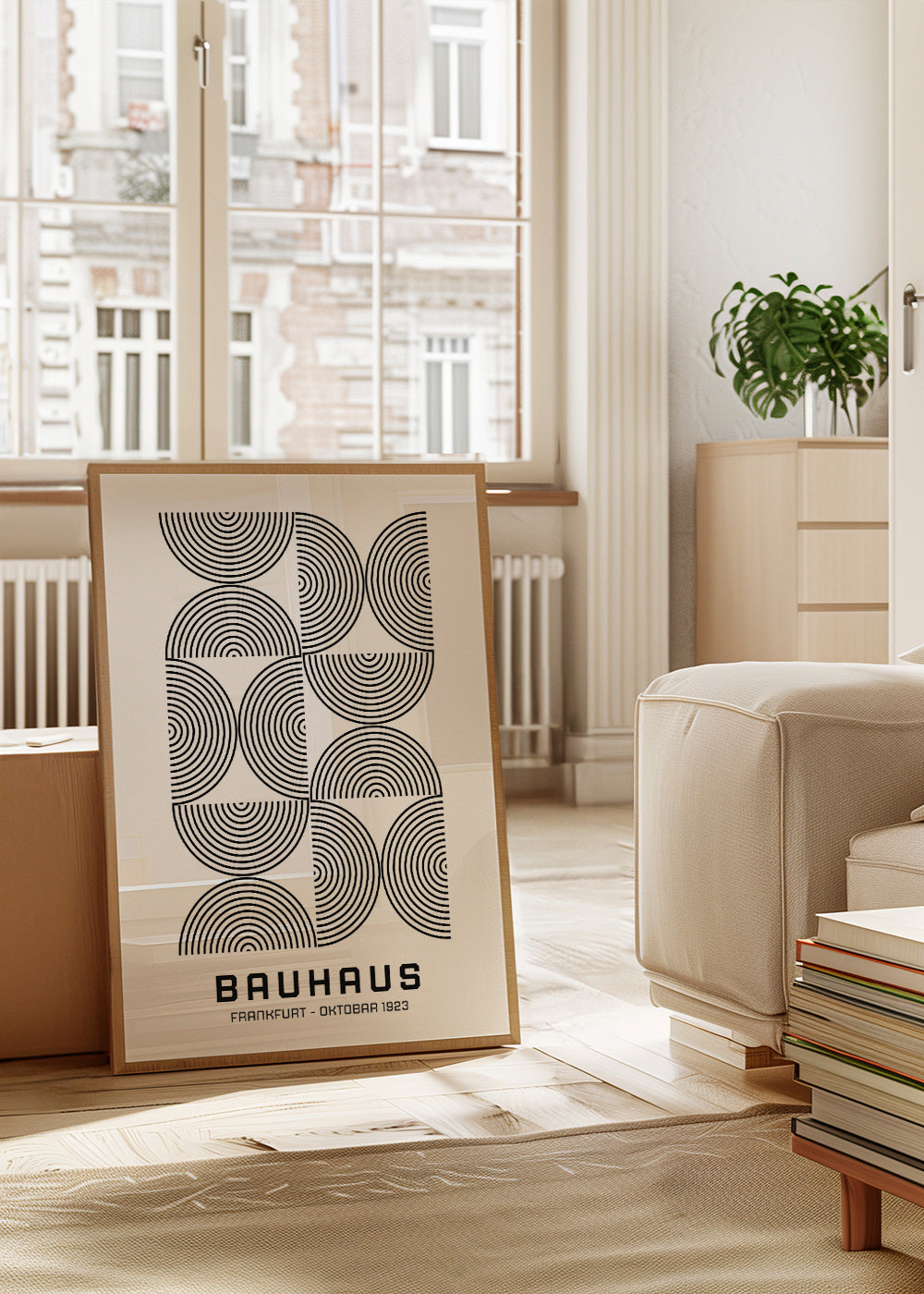 Bauhaus Black and White Exhibition Poster 1923