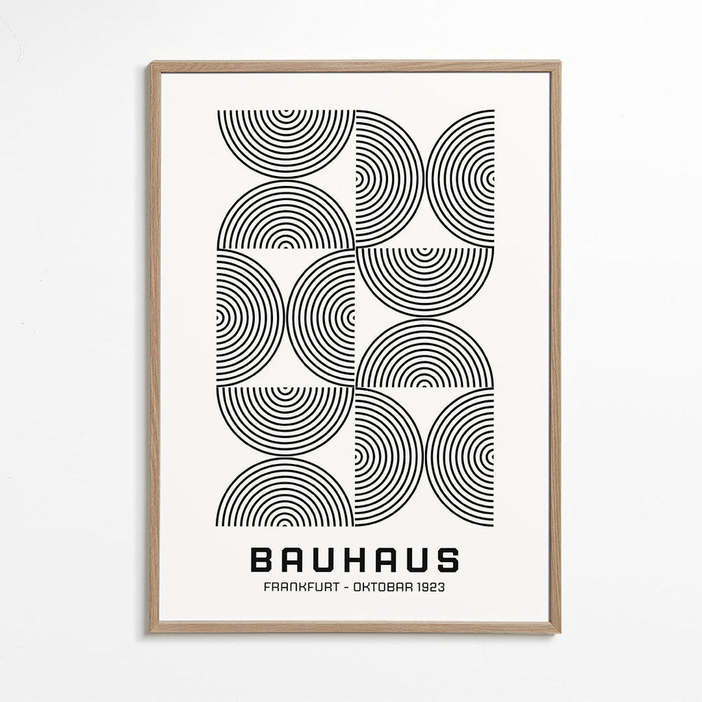 Bauhaus Black and White Exhibition Poster 1923