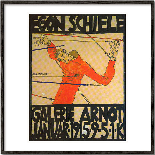 Galerie Arnot poster by Egon Schiele - Square