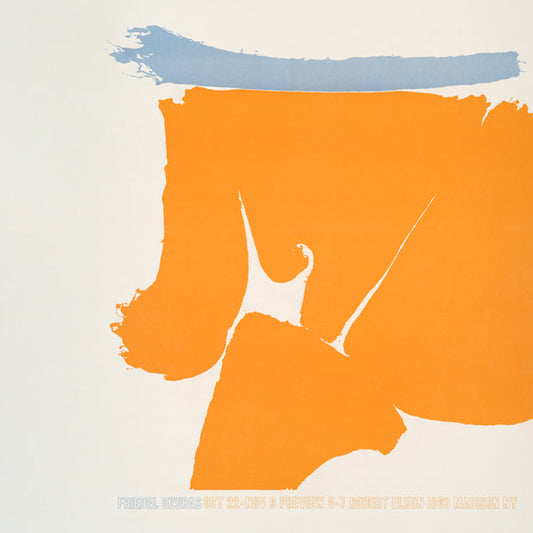 Friedel Dzubas (1960) vintage poster by Robert Elkon Gallery - Square