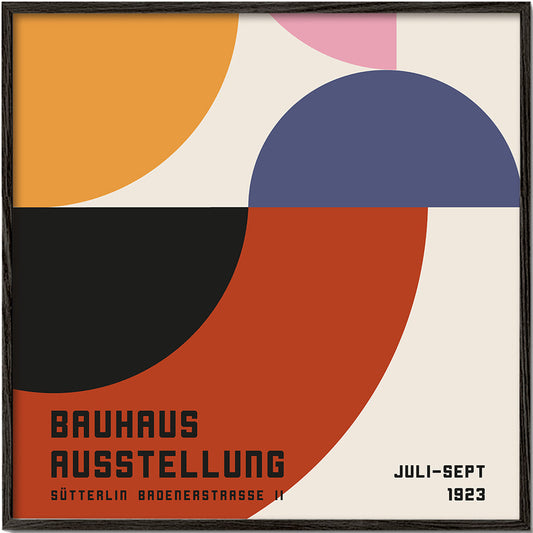 Bauhaus Exhibition Poster  1923 - Square