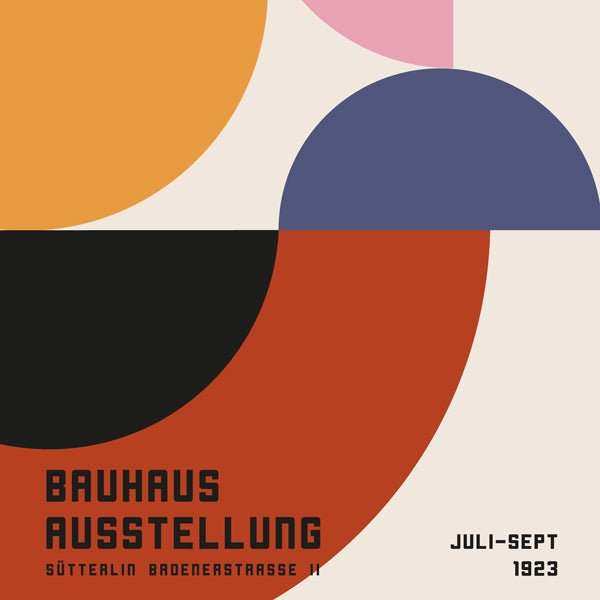 Bauhaus Exhibition Poster 1923 - Square