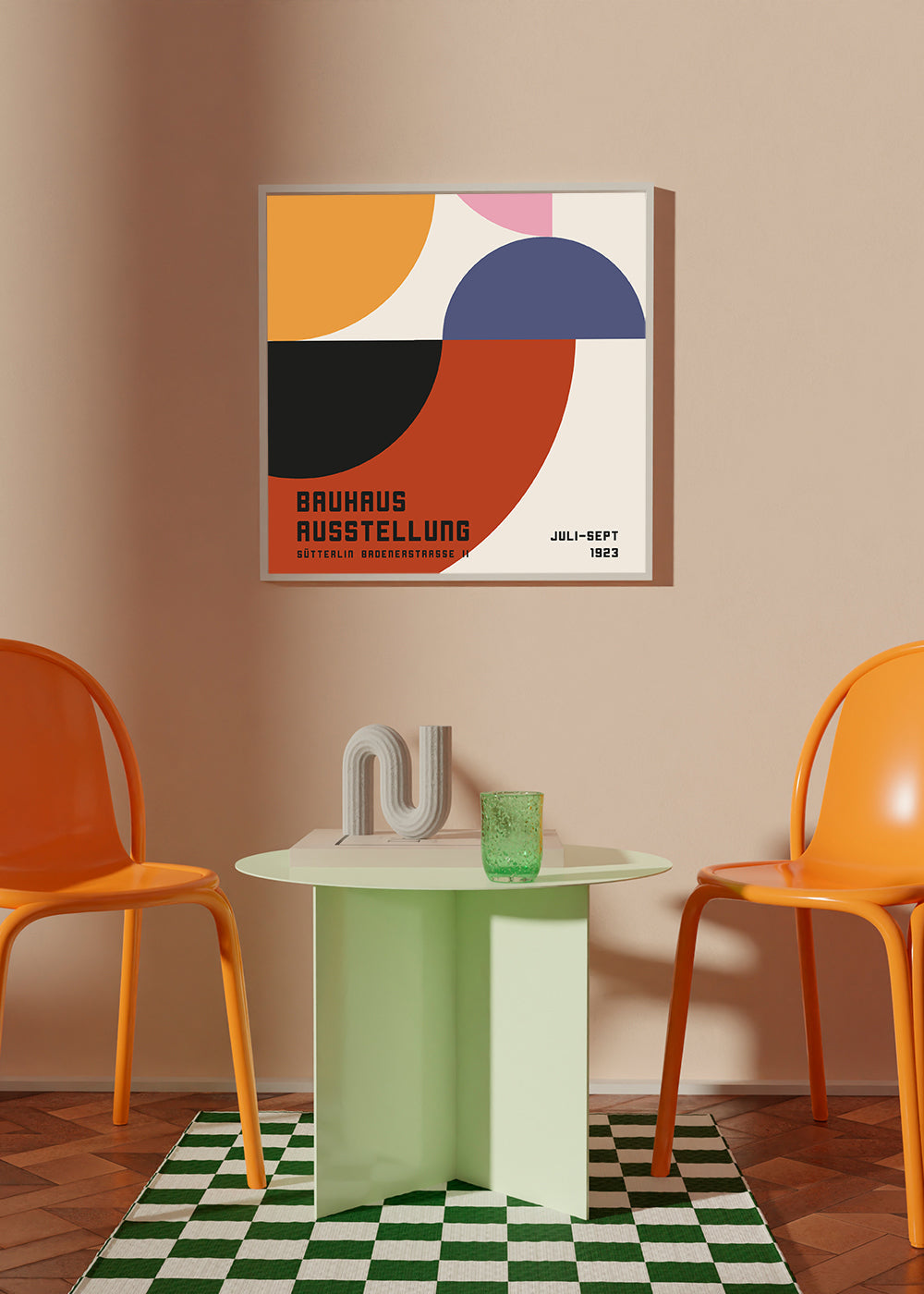 Bauhaus Exhibition Poster 1923 - Square