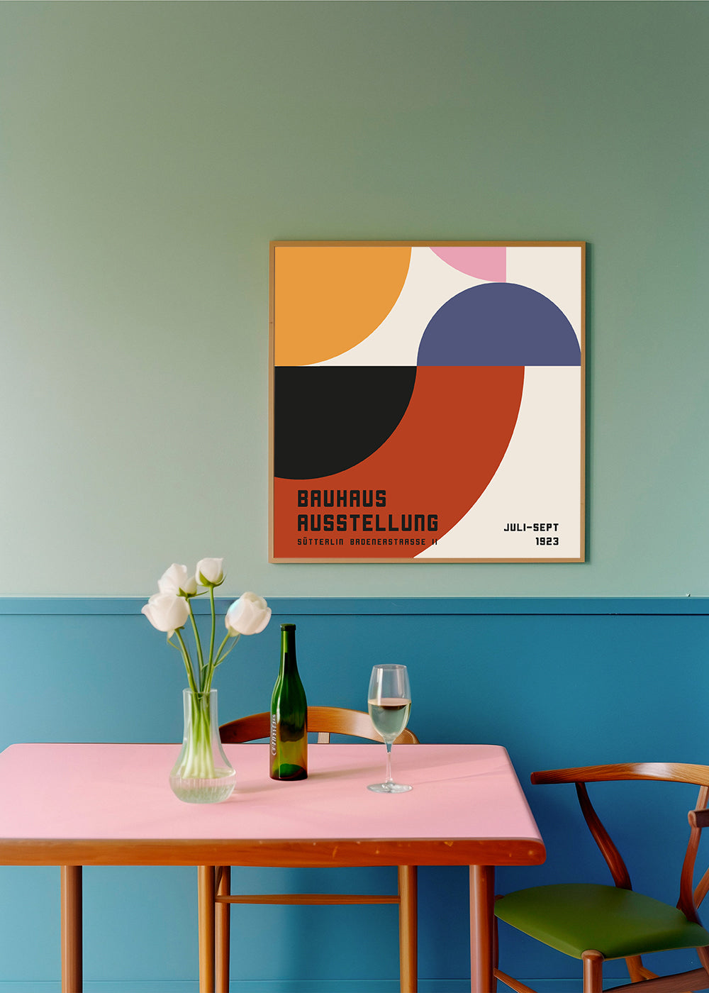 Bauhaus Exhibition Poster 1923 - Square