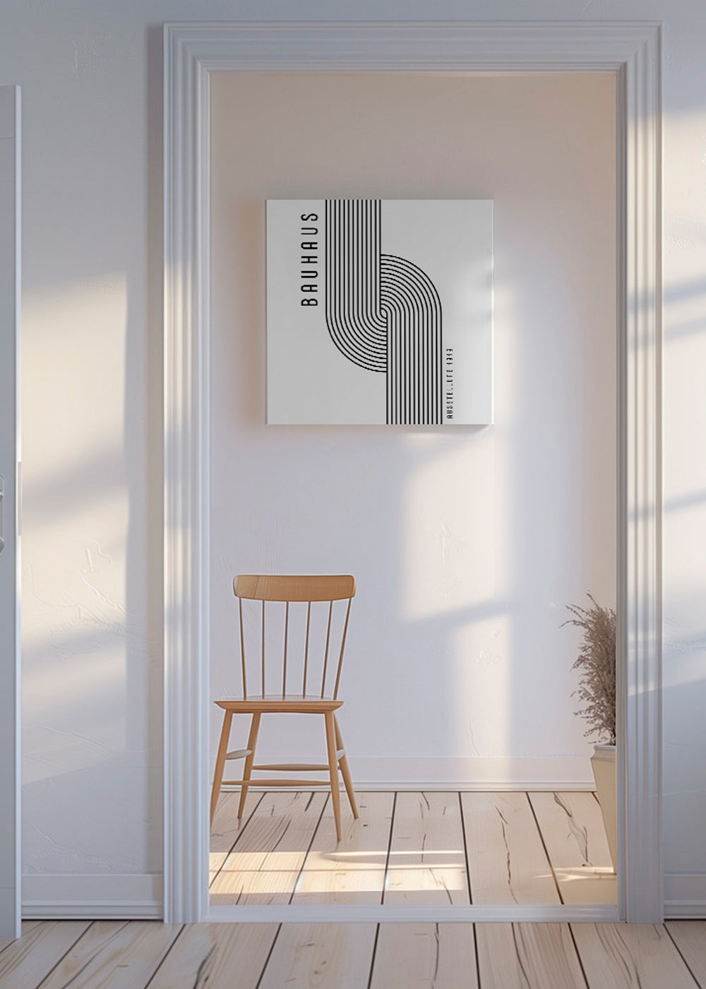 BAUHAUS AUSSTELLUNG Exhibition Poster 1919 - Square