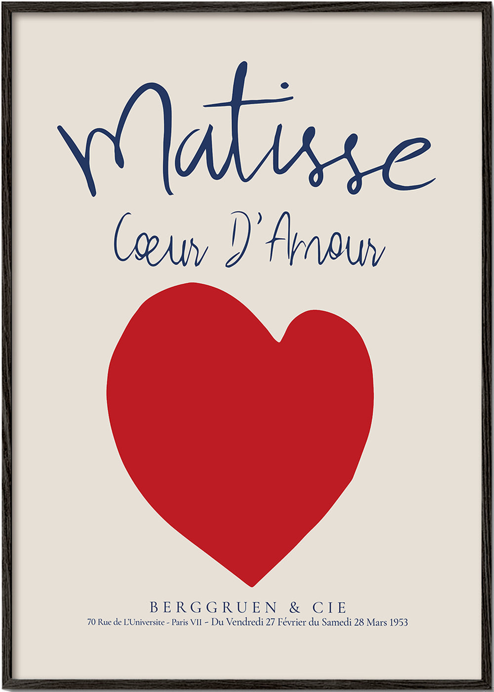 Henri Matisse, Coeur d'amour