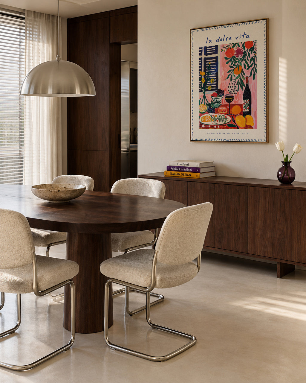 La Dolce Vita - Framed canvas in an interior