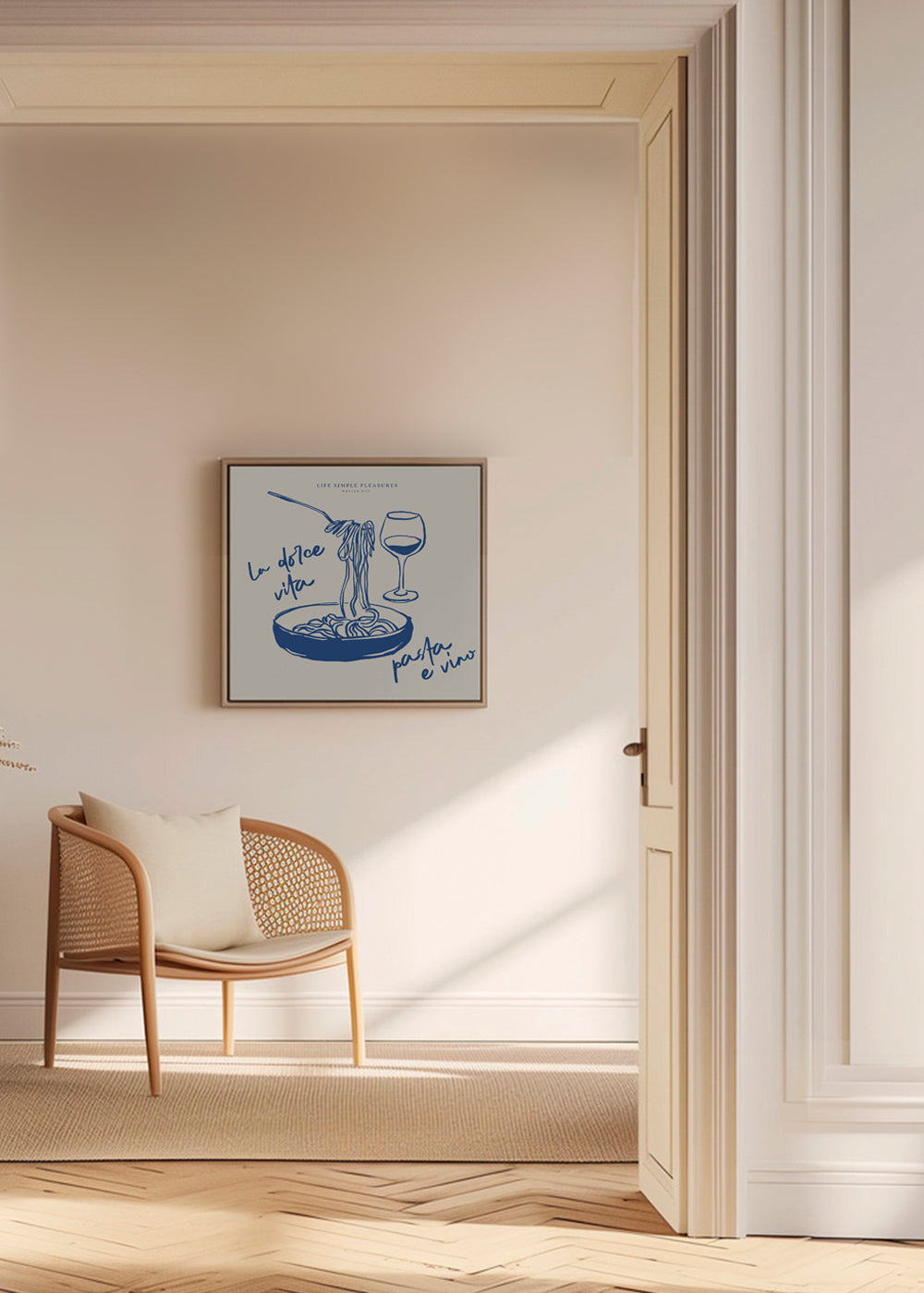 Life Simple simple pleasures - La Dolce Vita, Pasta e vino - SQUARE