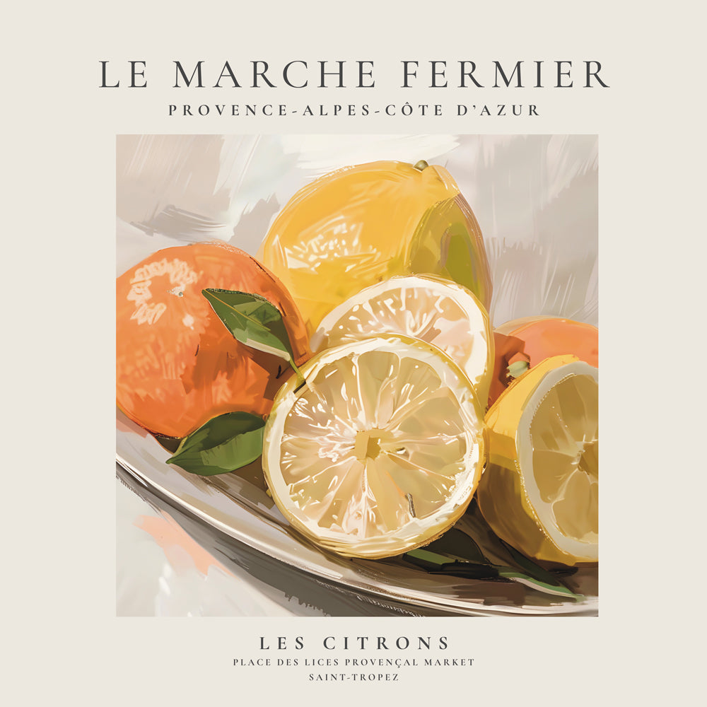 Le marche fermier - Les Citrons - SQUARE