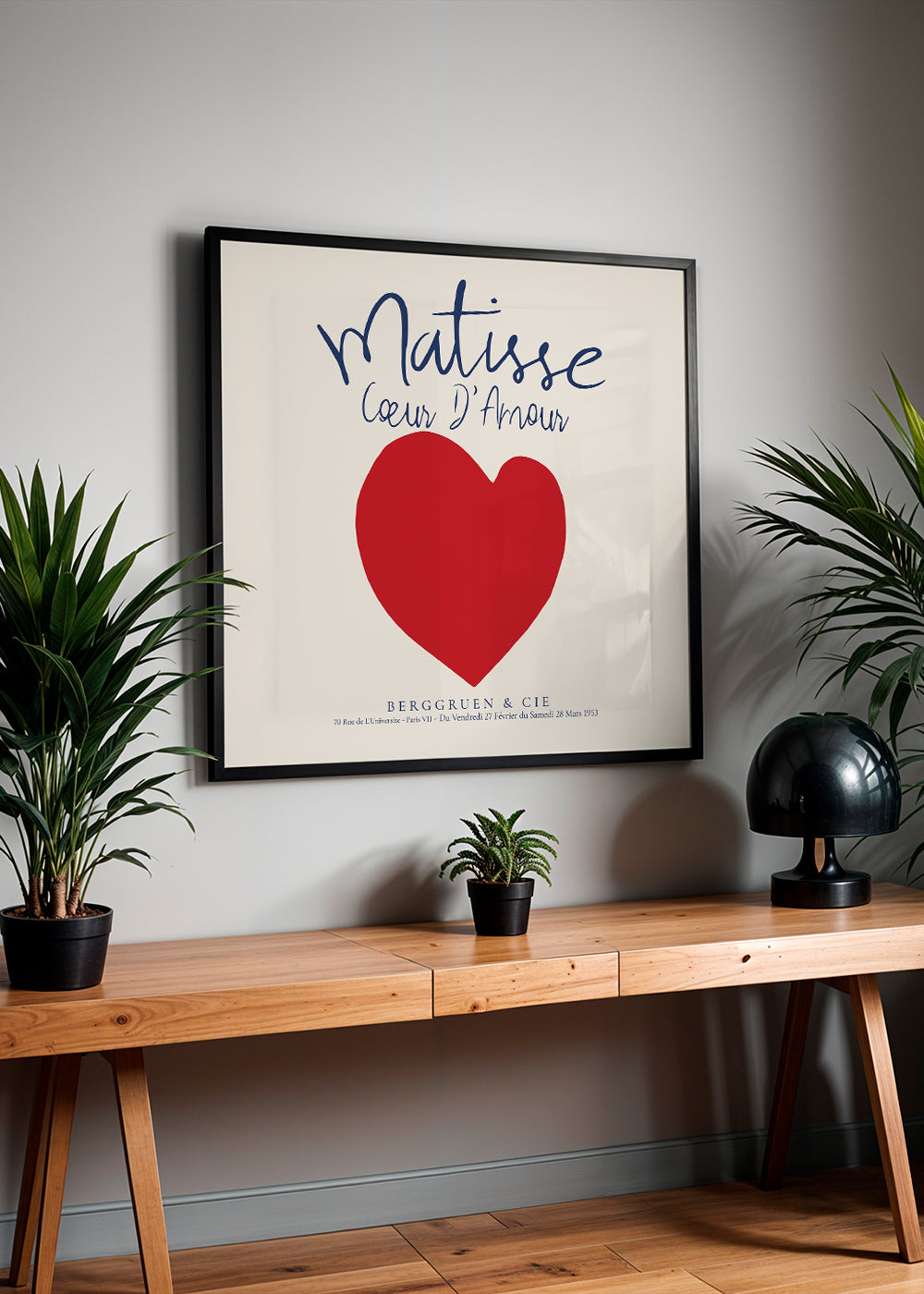 Henri Matisse, Coeur d'amour - SQUARE