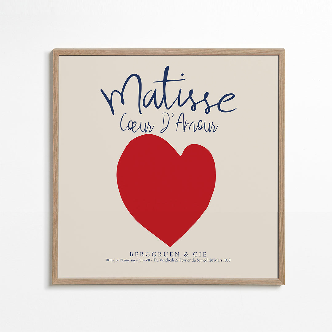 Henri Matisse, Coeur d'amour - SQUARE