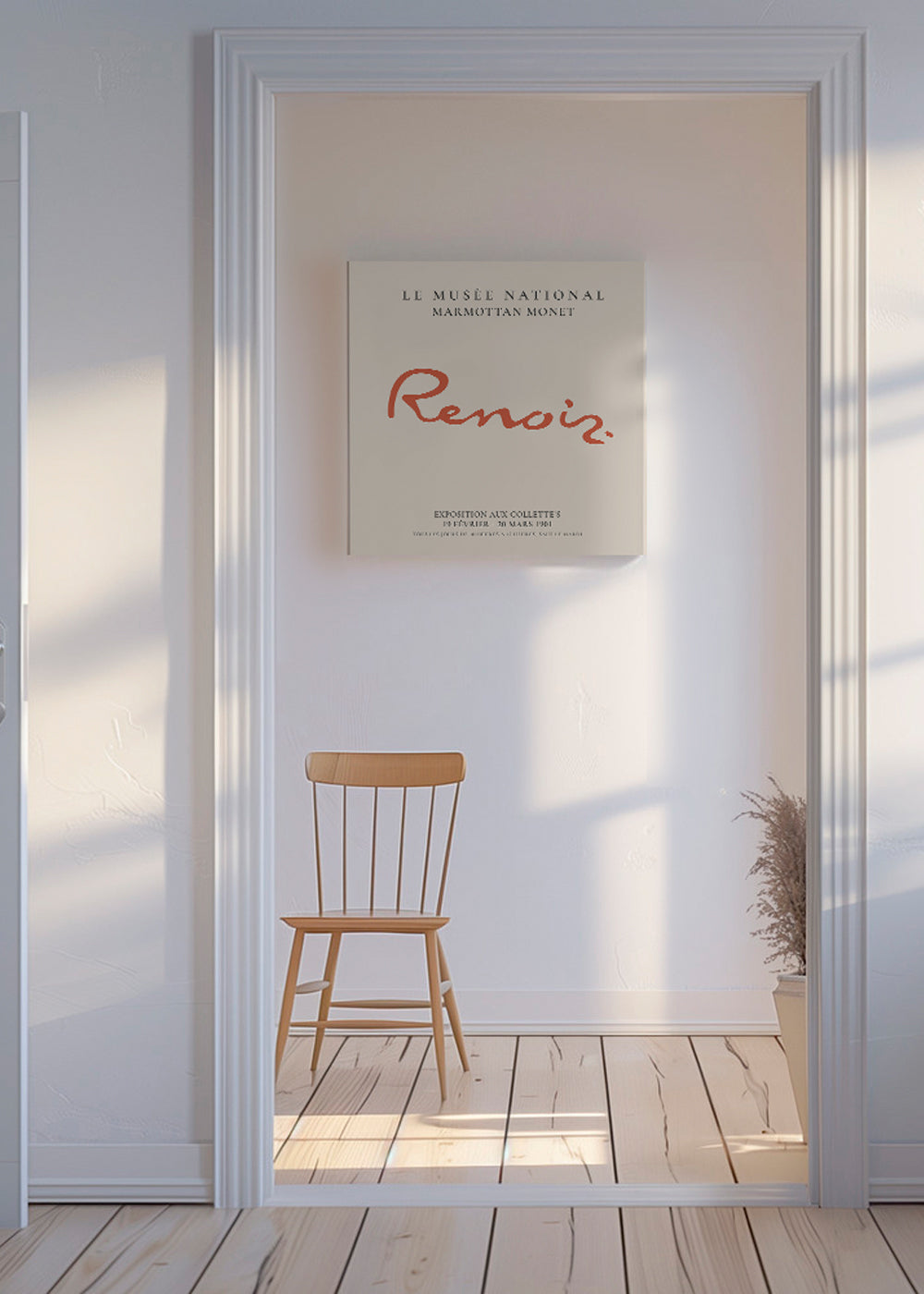 Pierre-Auguste Renoir Exhibition Poster - SQUARE