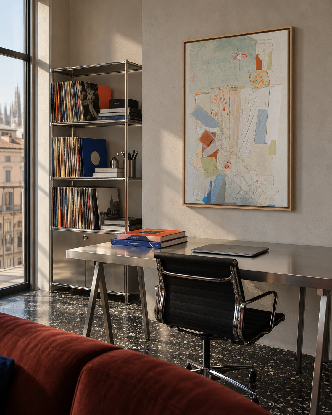 Alquimia - Framed canvas in an interior
