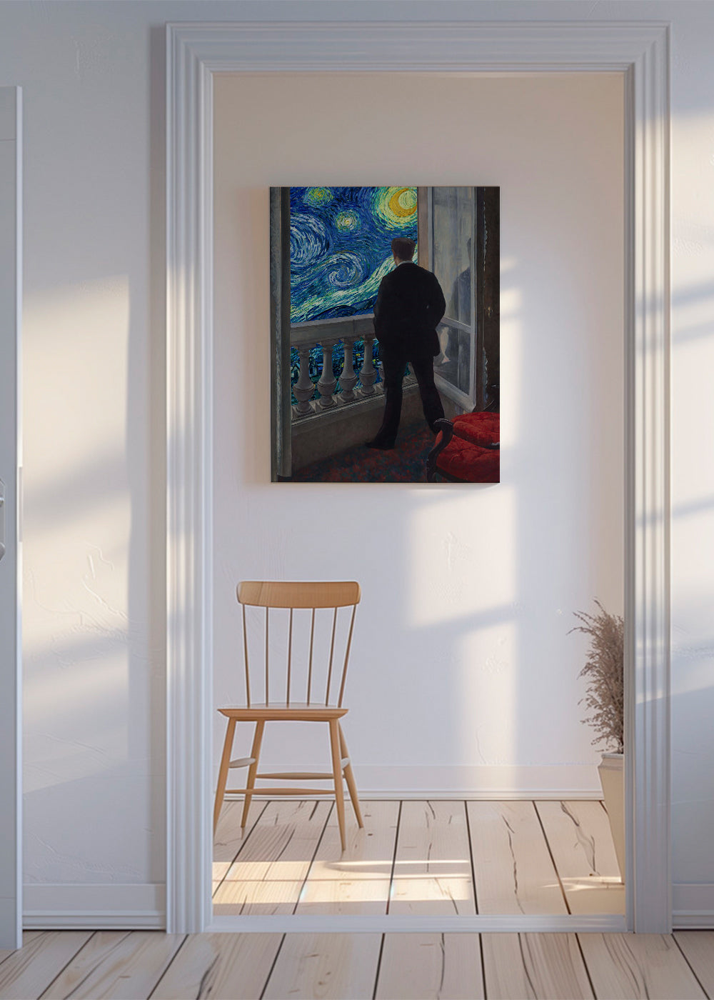 Looking a starry night