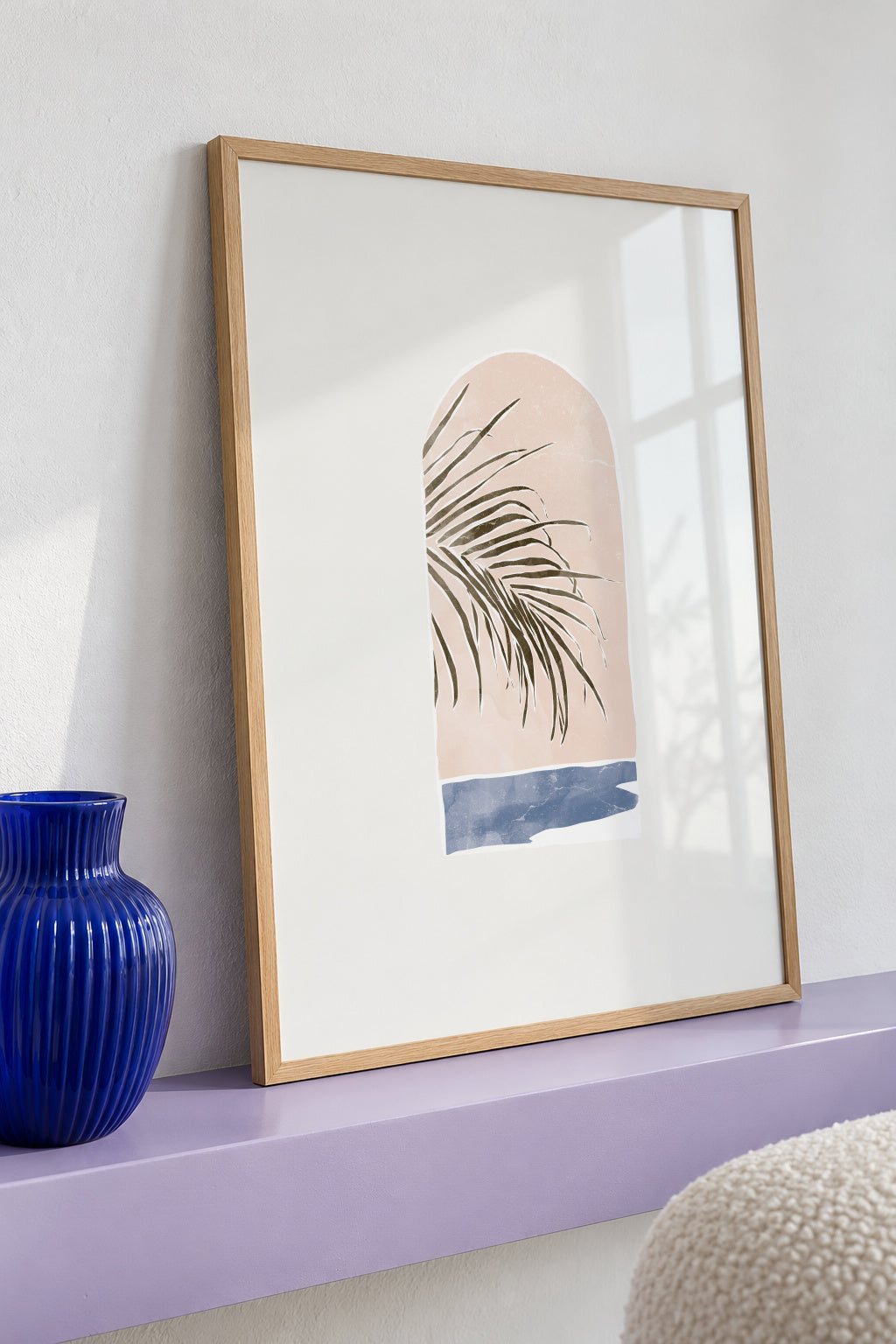 Tropical Window Landscape II - Framed poster detail
